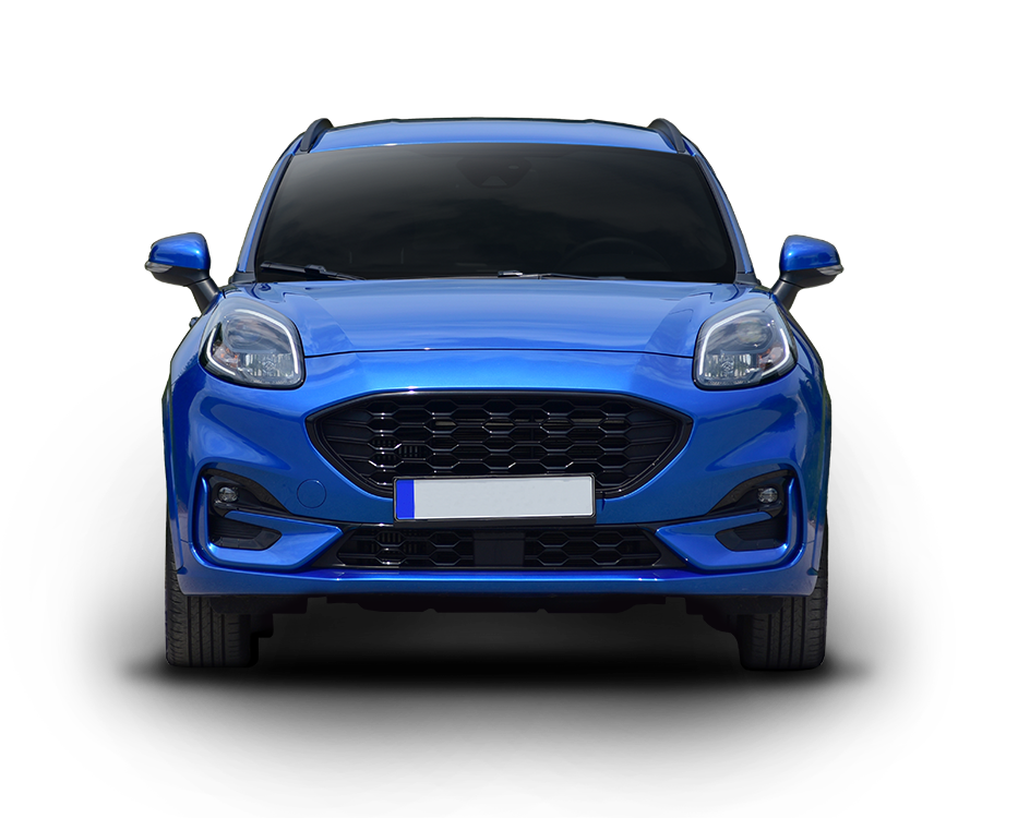 Blue car